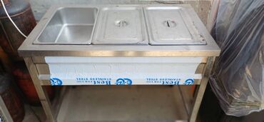 кафе оборудование: Профессиональная настольная мармит-станция из нержавеющей стали с