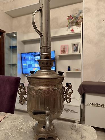 sam disgi: Mis Sabitli Kömürlə İstilikli Samovar - Klassik rus tipli samovar — 1