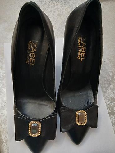 Tuflilər: IZABEL (Made in Turkey) qara qadın tuflisi - Model: platformalı künc — 1