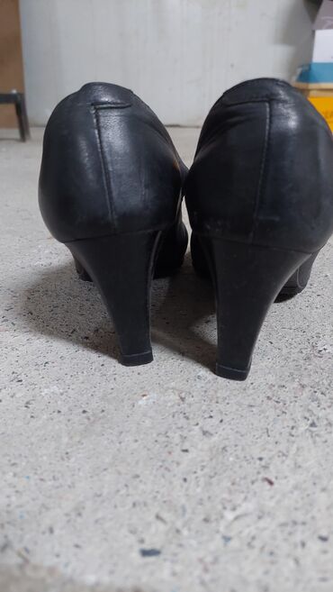 туфли женские кожа: Туфли 40, цвет - Черный