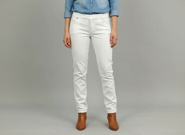 jeansy z gumka w pasie: Jeansy damskie, rozmiar S