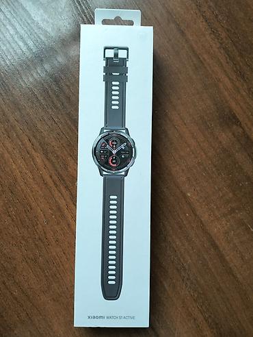samsung watch 1: Xiaomi Watch S1 Active ağıllı saat - Rəng: qara, silikon qayış - — 7