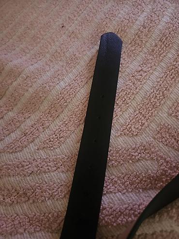 torbe za plažu: GUESS muški kožni kaiš - Model: klasičan crni kaiš sa velikom — 4