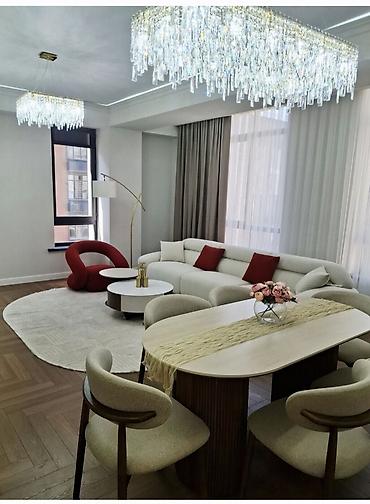 3 бөлмө, 105 м², Асанбай мкр Элитка, 9 кабат, Евро оңдоо