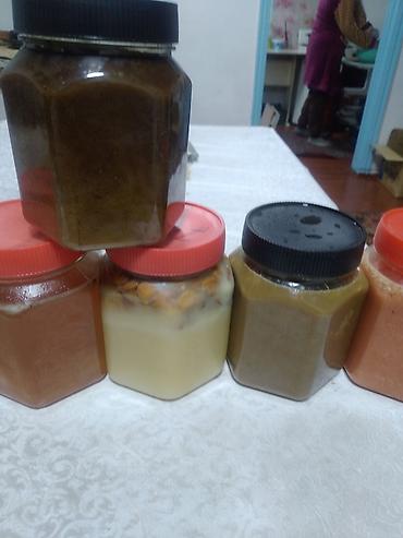 Мёд: Мёд шести видов в Кара Балта простой мёд разнотравье горный кг — 3