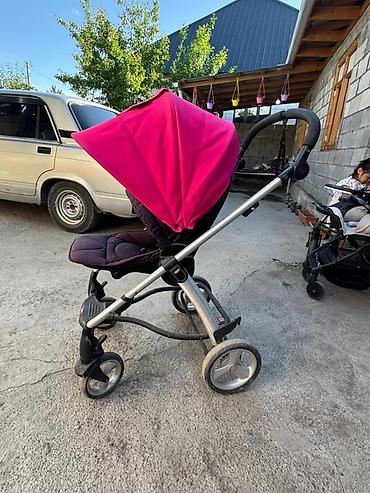 Коляски: Прогулочная коляска - Легкая складная рама с плавным механизмом — 9