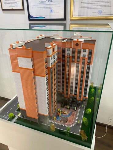 квартира душанбинка: 2 комнаты, 67 м², Элитка, 14 этаж, ПСО (под самоотделку)