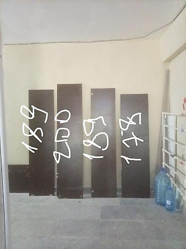 mdf: ​TƏCİLİ SATILIR! Şkaf aşıb — laminat hissələri və taxtaları ​Evdə şkaf — 6