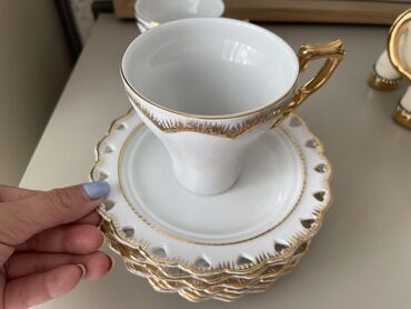 çay dəsti: Чайный набор, цвет - Белый