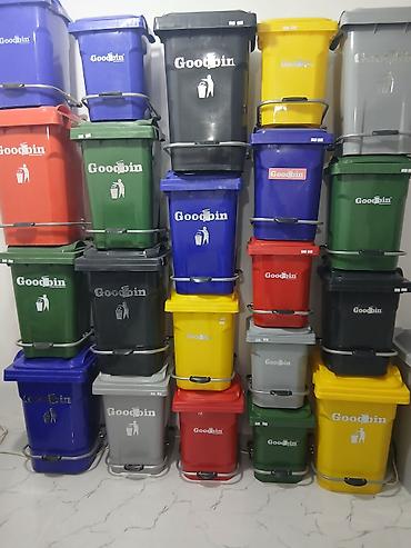 Tullantı qabları: Plastik “Goodbin” tullantı qutuları - Təyinat: məişət, ofis, obyekt — 5