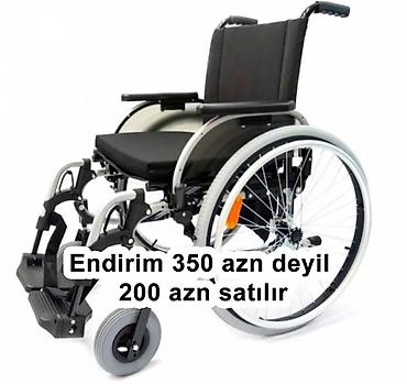 eliller ucun arabalar: Təkərli əlil arabası - Yüngül və dayanıqlı metal karkas - Yumşaq — 1