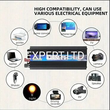 İnverterlər: Yeni Inverter, 1500-3000 Vt, 12 - 220 volt, Ödənişli çatdırılma, Ünvandan götürmə, Rayonlara çatdırılma — 9