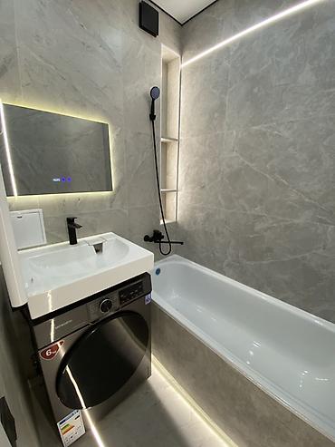 Продажа квартир: 2 комнаты, 45 м², Ала-Арча ТРЦ 106 серия улучшенная, 3 этаж, Дизайнерский ремонт — 9