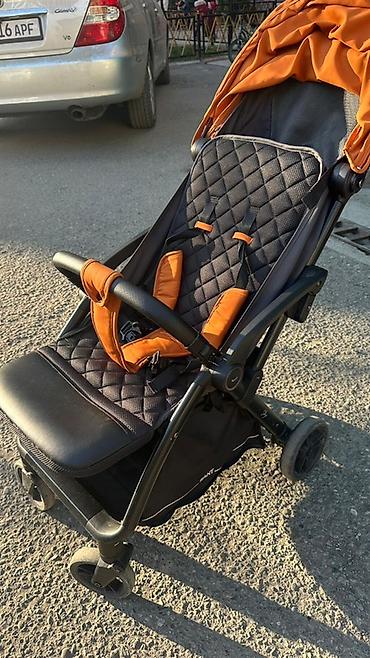 Коляски: Коляска, цвет - Черный, Б/у — 11