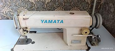 düymə tikən: Yamata sənaye tikiş maşını – stol və ayaq pedalı ilə - Brend/model — 5