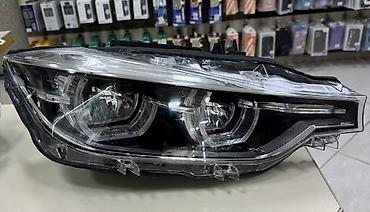 BMW ön sag farası led adaptiv - Üstündə blok/driver var - LED gündüz