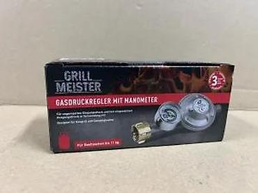 Sve za roštilj: Regulator pritiska za tečni gas (propan/butan) sa manometrom i — 14