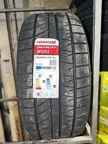 Шины и диски: Зимняя шина ROADX RXFROST WU02 размером 285/40 R22. Характеристики: - — 2