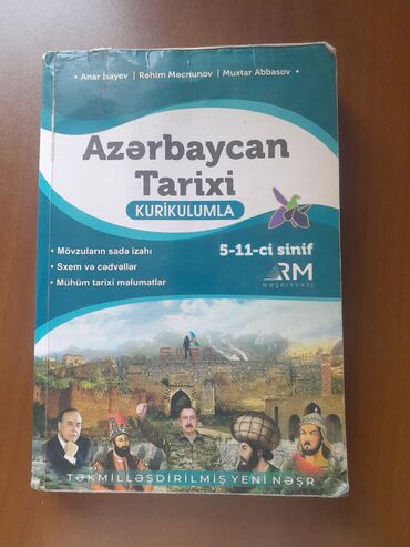 tarix test toplusu 2 ci hisse pdf yukle 2023: Azərbaycan Tarixi Testlər 11-ci sinif, Anar İsayev, RM, 1-ci hissə, 2023 il