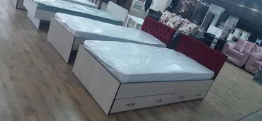 реставрация мягкой мебели ош: Кровать одно спальный 85×195 с матрасом +доставка по городу бесплатно