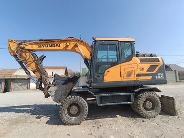 пигменты для бетона: Экскаватор, Hyundai, Колесный