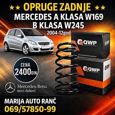 Opruge: OPRUGE MERCEDES A KLASA PREDNJE W169 2GOD | ⭐Mercedes A klasa — 5