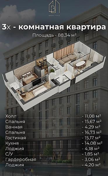 рассрочка квартира бишкек: 🔥 ПРЕМИУМ-КЛАСС В ЦЕНТРЕ БИШКЕКА ОТ $1300/М² 🏢 ЖК «Премьера Плюс» 📍 — 4