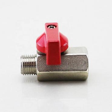 sensor krant: Mini kran (on/off klapan) – 1/4" gövdə - Material: nikellənmiş metal — 1