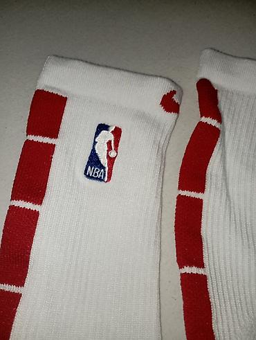brug pantalone: NBA košarkaške čarape – bela boja sa crvenim detaljima - Originalni — 1