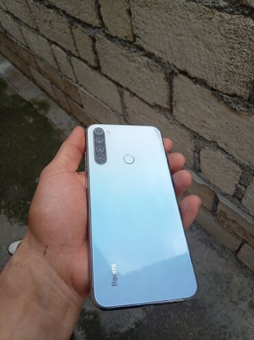 Qazanlar: Redmi Note 8, 64 GB, rəng - Göy, Barmaq izi