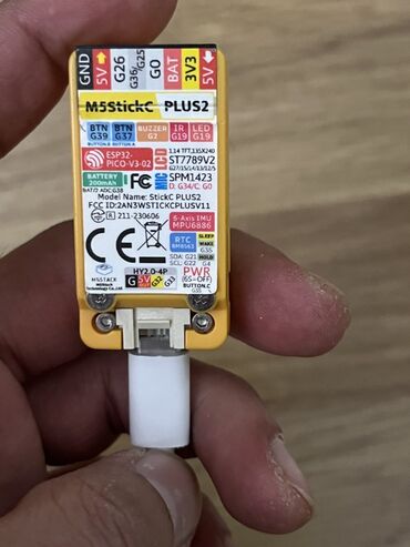 Digər elektrik malları: M5 StickC Plus mini modul – Wi‑Fi funksiyalı, ekranlı mikro-kontroller — 6