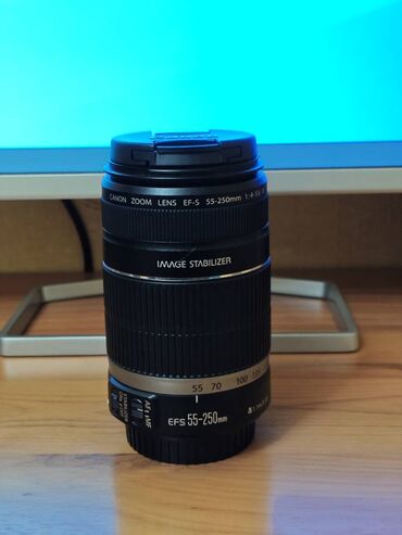 canon 750 d: Canon 55-250mm lens Linza yeni kimidir, cəmisi 1-2 dəfə istifadə