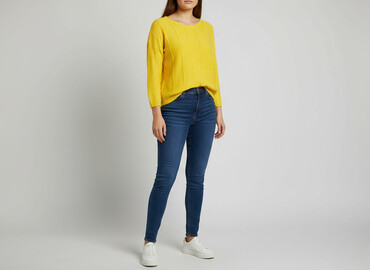 sweter odkryte ramiona: Sweter damski, rozmiar 2XL