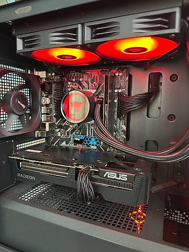 ryzen 5700: Компьютер, ядер - 12, ОЗУ 32 ГБ, Для несложных задач, Б/у, AMD Ryzen 5, AMD Radeon RX 7700 XT, NVMe — 2