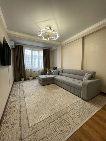 auto kg bishkek: 1 комната, 52 м², Элитка, 8 этаж, Евроремонт