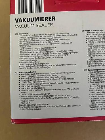 mini blender: Vakcum aparat Switch On SOV 130 A1 – mašina za vakuumiranje hrane - — 8