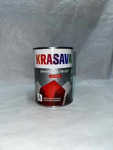 Грунтовка: Грунтовка ГФ-021 от компании KRASAVA используется для предварительной