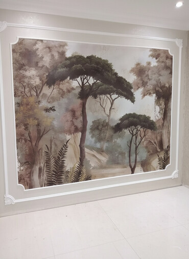 Kağız oboylar: Oboy ustası. mənzil və ofislərdə oboy (divar kağızı ustası) işlərinin — 1