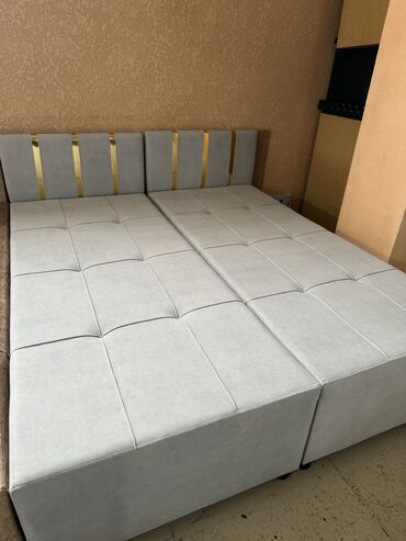 Односпальные кровати: Кровать Односпальные кровати высокого качество паралон Россия ткань — 6