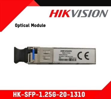 Modemlər və şəbəkə avadanlıqları: Hikvision optik module SFP 1.25G-20-1310. İş temperaturu 0~70˚C