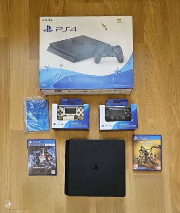 ps4 oyunlar satilir: Ps4 super slim 500 GB. İdeal vəziyyətdədir. Hamısı bir yerdə satılır