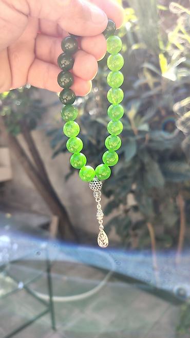 qaralmayan bijuteriya: Təsbeh – yaşıl Nifrit(Jade)daş muncuqlu, çatdırılma ancaq Koroğlu və — 10