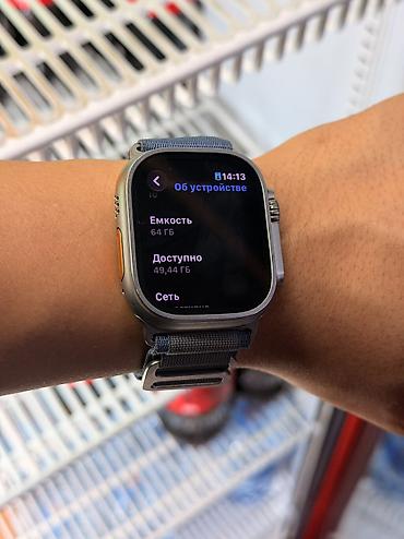 hoco watch y20: Apple watch Ultra 2 Состояние аккумулятора 94% Память 64 гб Цвет — 3