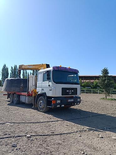 ман 14 272: Ман грузовой с краном-манипулятором - Бортовой грузовик MAN с — 1