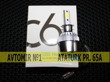 led lampa: C6 led h3 🚙🚒 ünvana və bölgələrə ödənişli çatdırılma 💳birkart və