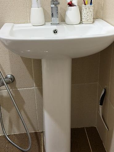 su stəkanı: Keramik ayaqlı hamam/lavabo dəsti - Material: yüksək keyfiyyətli — 2