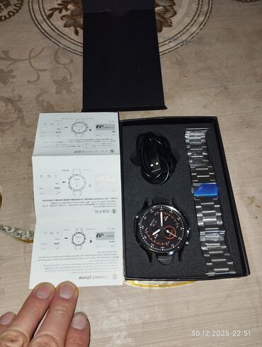 Smart saatlar: Smart saat, Sensor ekran, rəng - Qara — 5