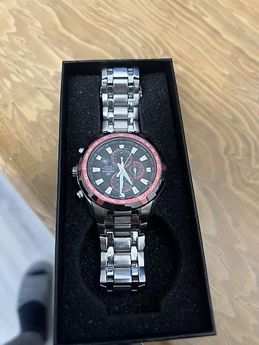bakida saat: Original Casio Edifice xronoqraf qol saatı - Korpus və qolbaq — 1