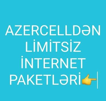 ayliq limitsiz internet: Azercelldən limitsiz internet. Öz azercell nömrənizi bizim şirkətə