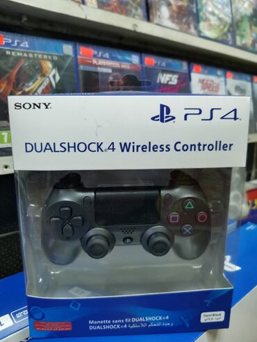 oyun konsullari: Ps4 pultu dualshock 4 Black PS4 pultu dualshock 4 titanium blue